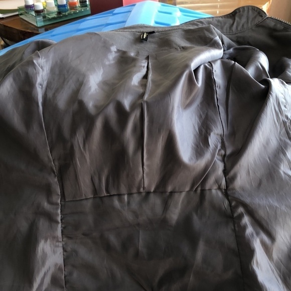 Ambitions Zip-Up Lined Utility Jacket / Blazer - Picture 11 of 13